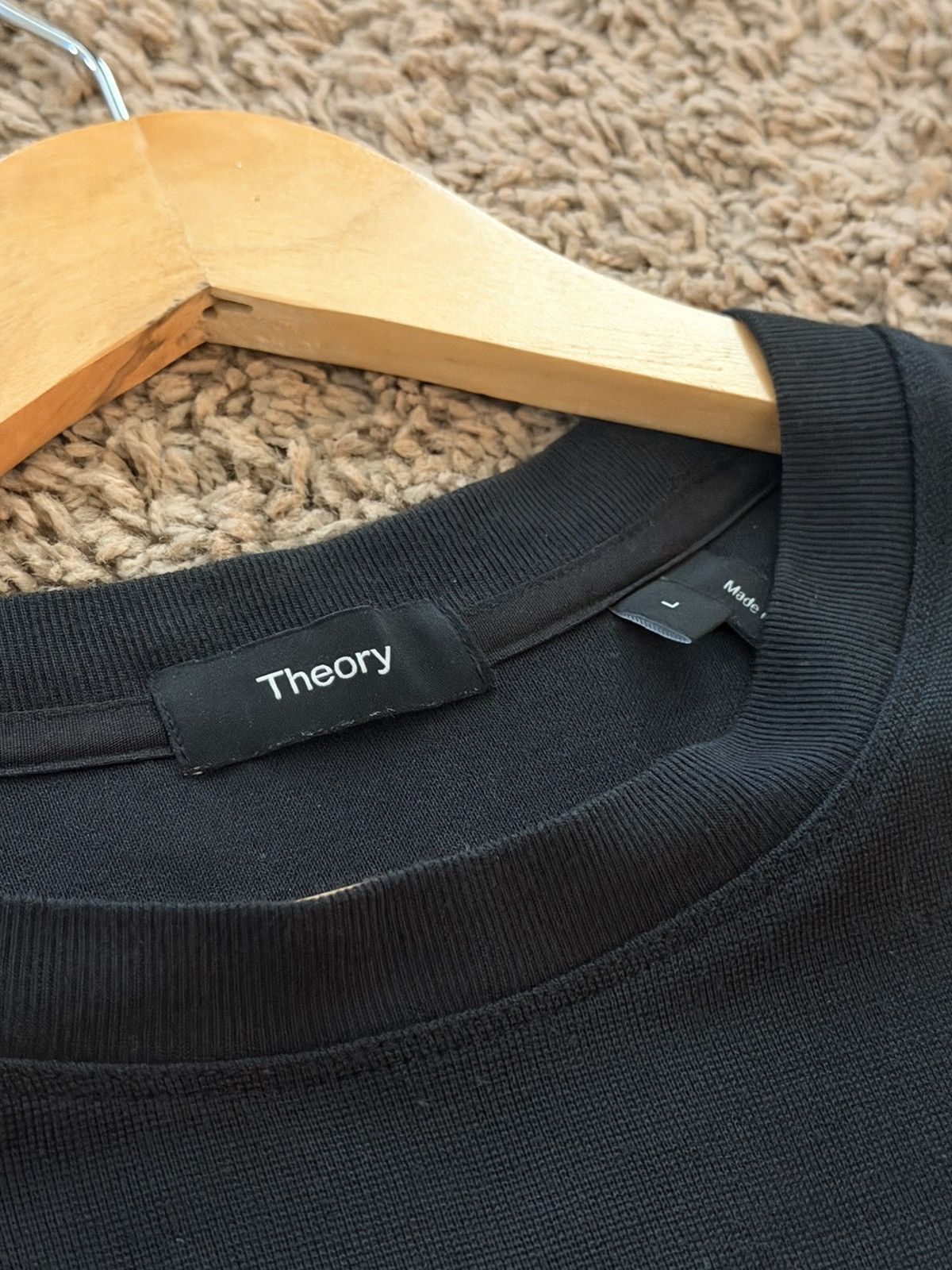 Theory Theory Essential Milano Long-Sleeve Tee Size US L / EU 52-54 / 3 - 2 Thumbnail