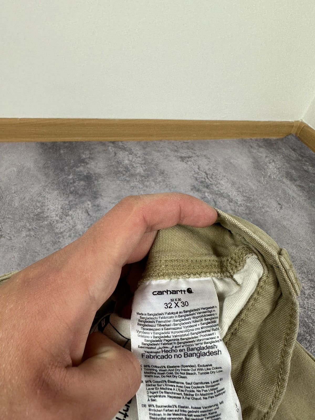 Carhartt Vintage Carhartt Distressed Faded Carpenter Baggy Work Pants Size US 32 / EU 48 - 15 Thumbnail