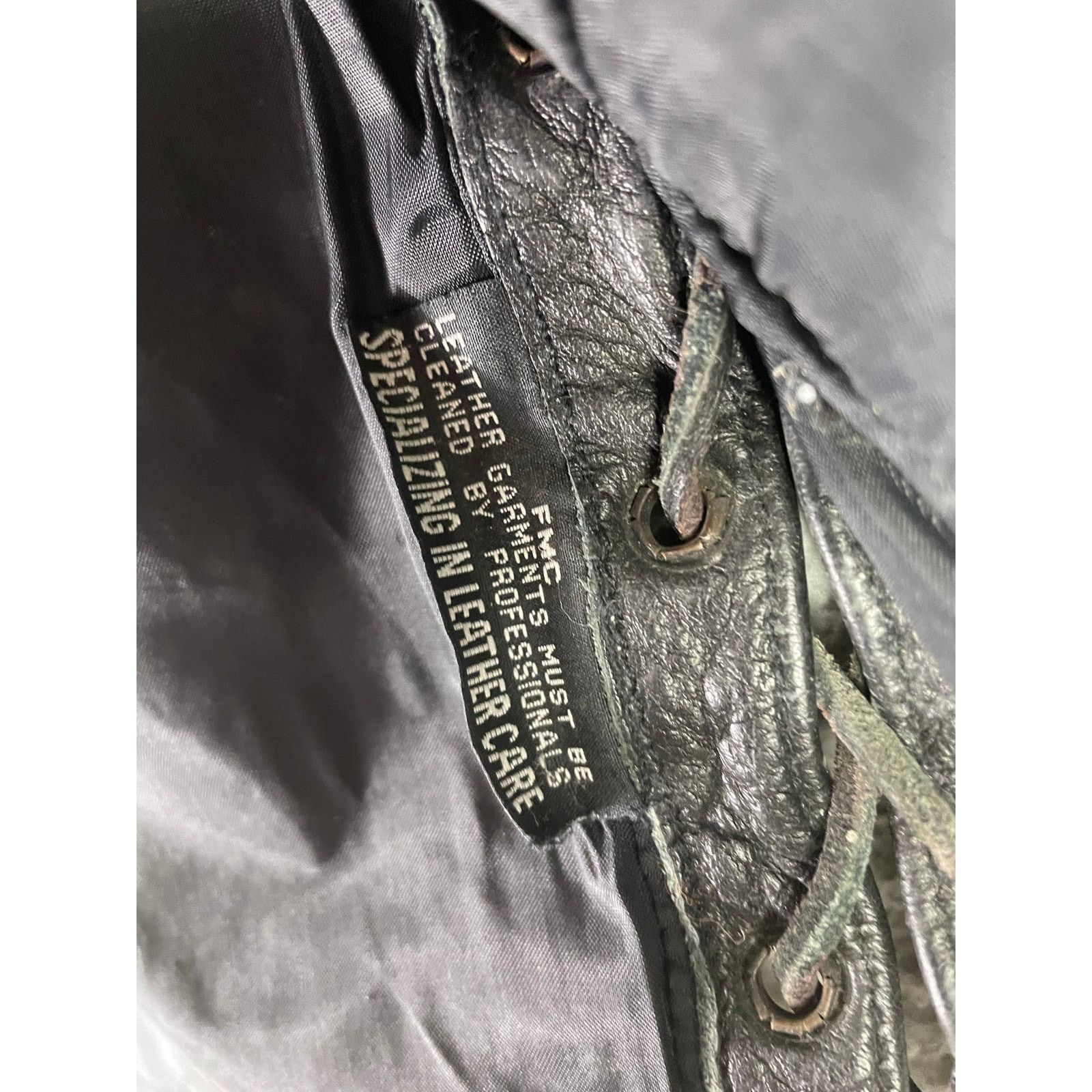 Fmc Vintage FMC Leather Biker Vest Size 40 Patched Sturgis Size US M / EU 48-50 / 2 - 12 Thumbnail