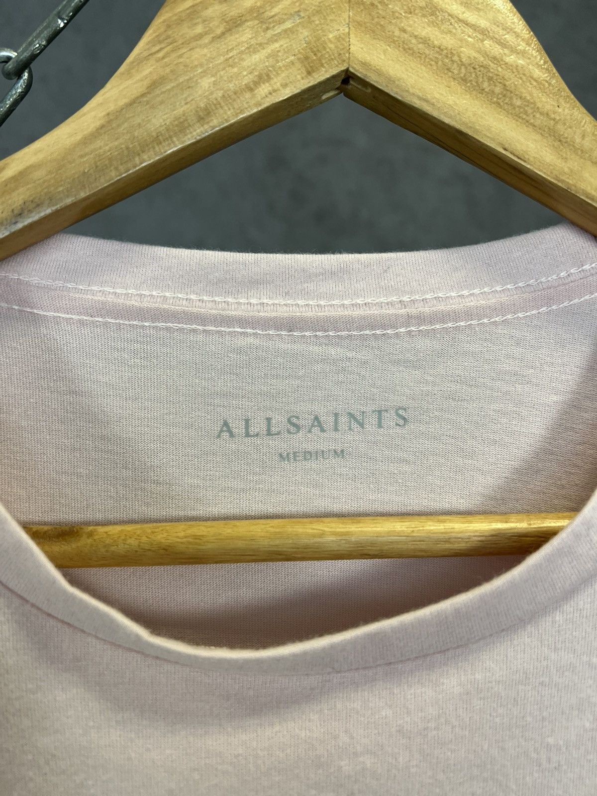 Allsaints Allsaints logo pink tee Size US M / EU 48-50 / 2 - 3 Thumbnail