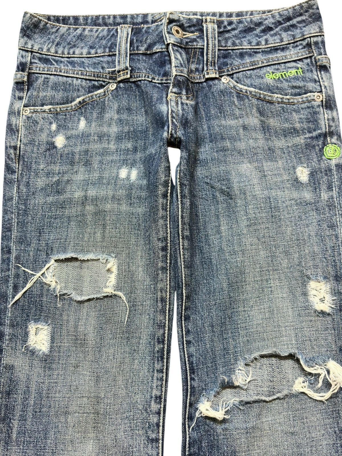 Element Vintage Element Denim Straight Distressed Denim Size US 30 / EU 46 - 2 Thumbnail