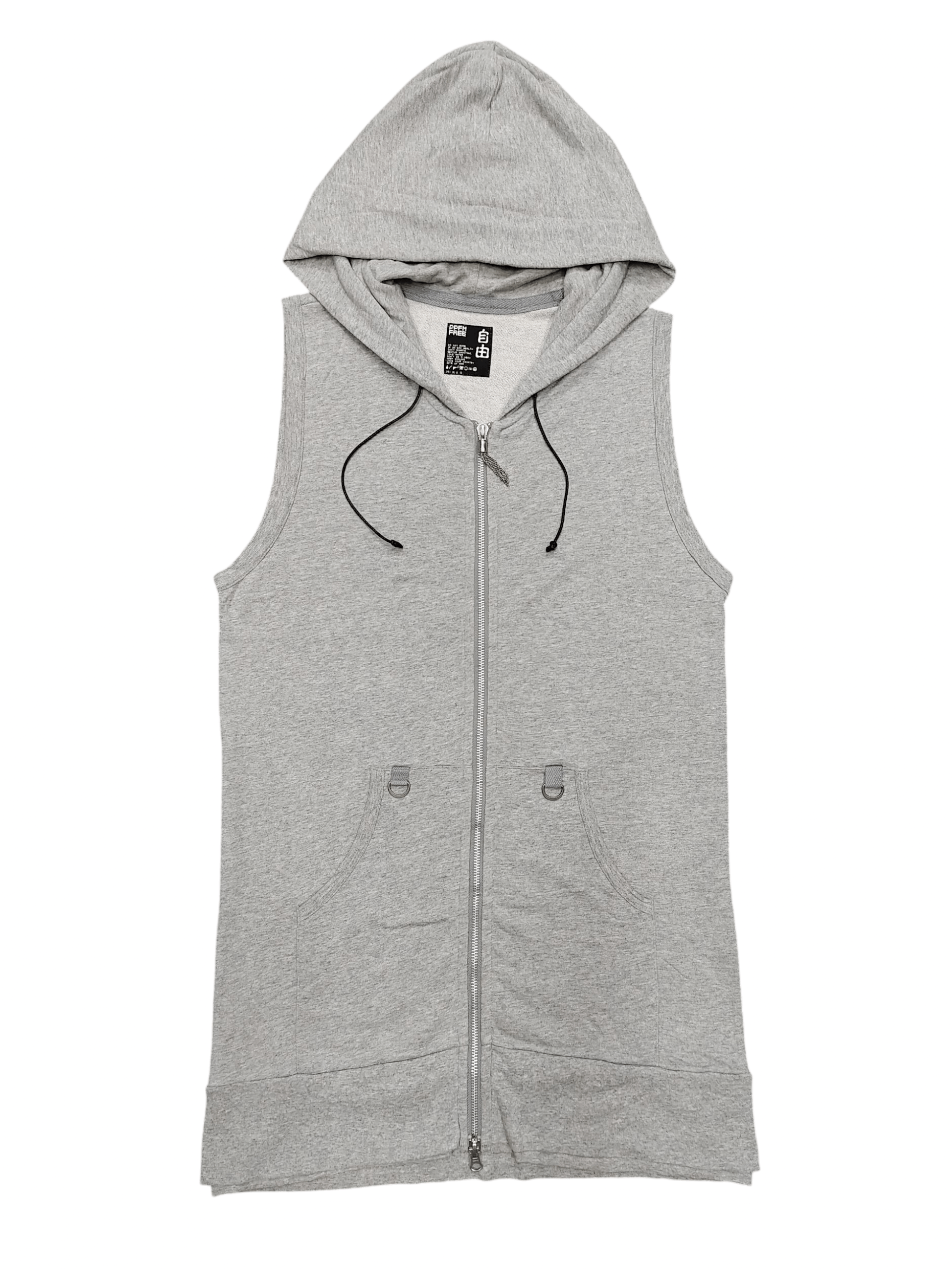 PPFM 00s PPFM 🇯🇵 Punk Rock Clain Zip Pullen Hoodie Long Vest Size US M / EU 48-50 / 2 - 1 Thumbnail