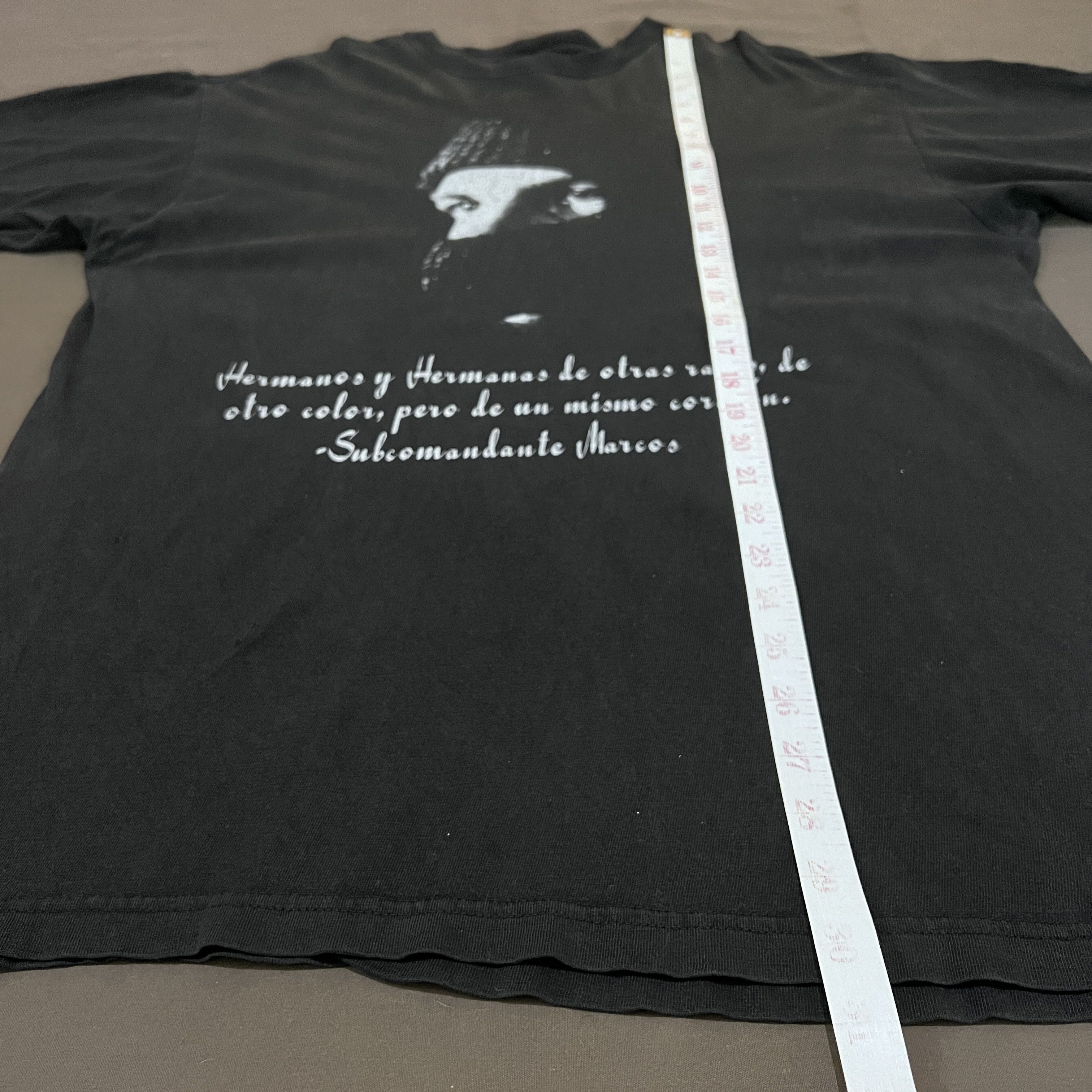 Rage Against The Machine Vtg Subcomandante Marcos EZLN Zapatista Liberation Faded Size US XL / EU 56 / 4 - 12 Thumbnail
