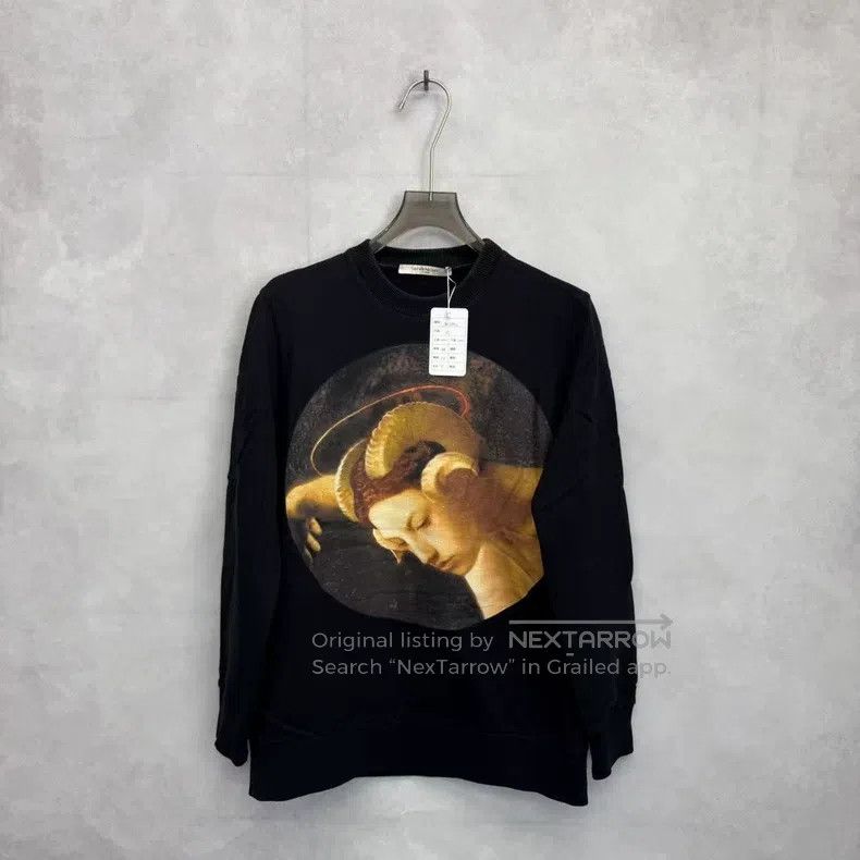 Givenchy Givenchy Black Horned Madonna Sweatshirt Size US XS / EU 42 / 0 - 1 Thumbnail