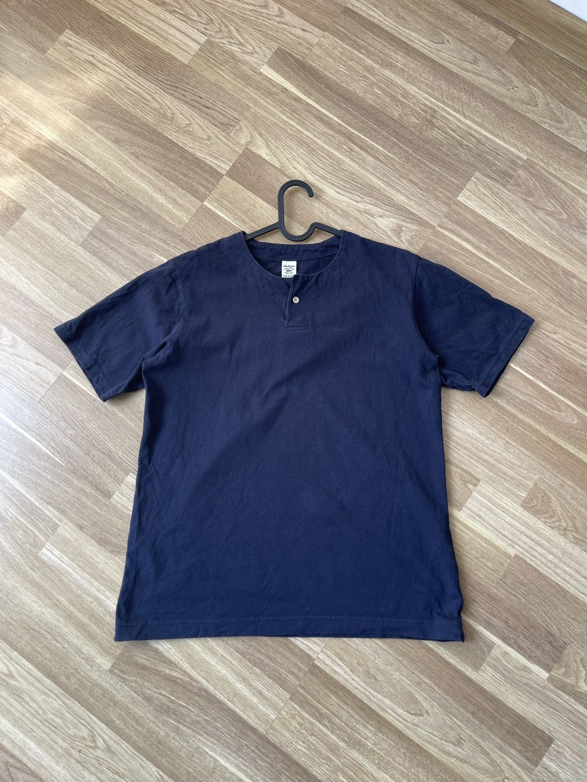 Jackman Jackman Tanabe Meriyasu Japan Cotton Navy Tshirt Size M Size US M / EU 48-50 / 2 - 4 Thumbnail