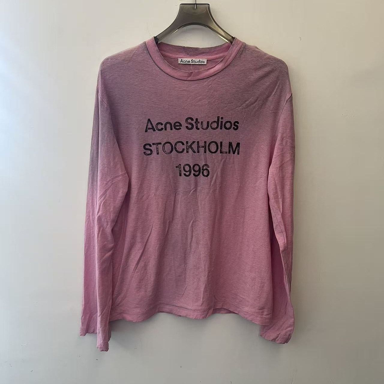 Acne Studios Acne Studios Stockholm 1996 Long Sleeve T-Shirt XS Size US XS / EU 42 / 0 - 1 Thumbnail