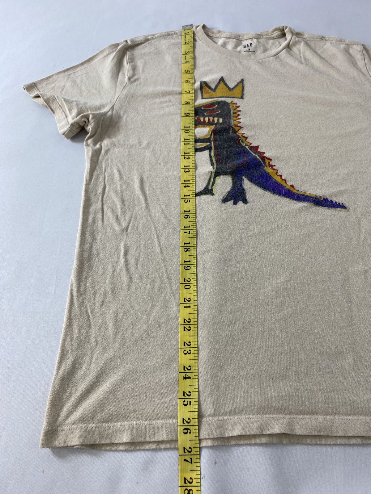 Jean-Michel Basquiat GAP Jean Michel Basquiat Dinosaur Artwork Graphic Tee Size US L / EU 52-54 / 3 - 12 Thumbnail