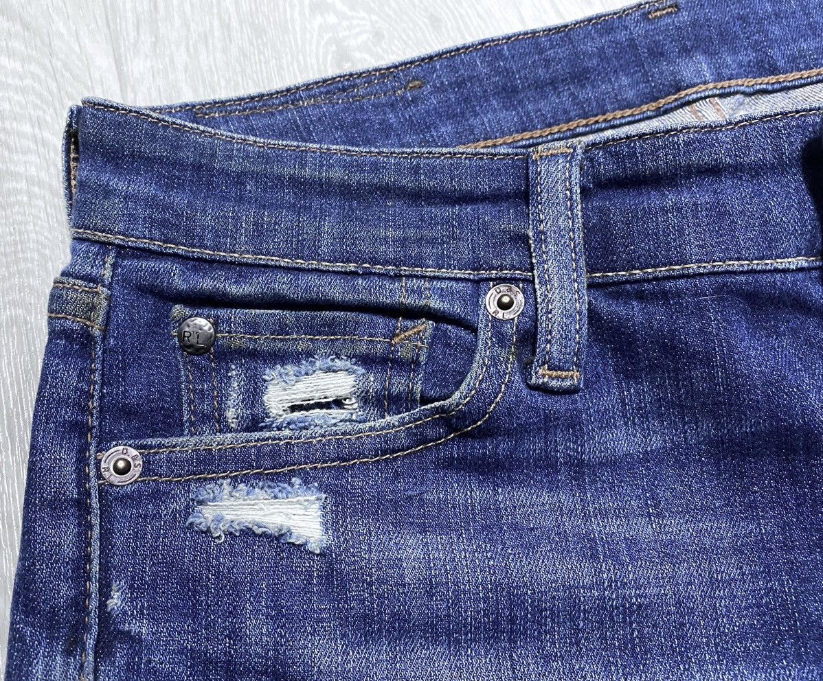 Denim & Supply Ralph Lauren DS RL Ralph Lauren Washed Torn Distressed Skinny Jeans Denim Size 27" / US 4 / IT 40 - 12 Thumbnail