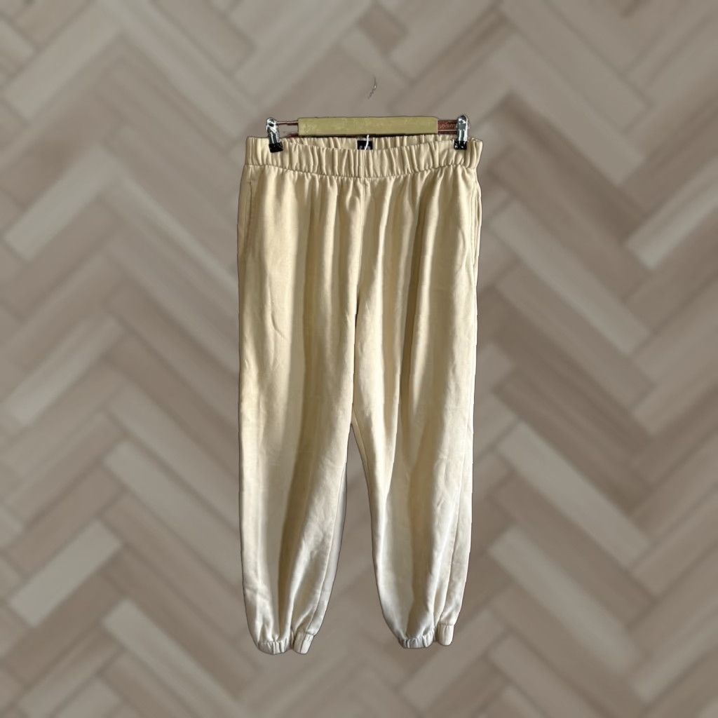 Gap Gap Jogger Pants Womans Beige Tall L Size Large Sweatpants Pull On Activewear Womens Size 36" / US 14 / IT 50 - 1 Thumbnail