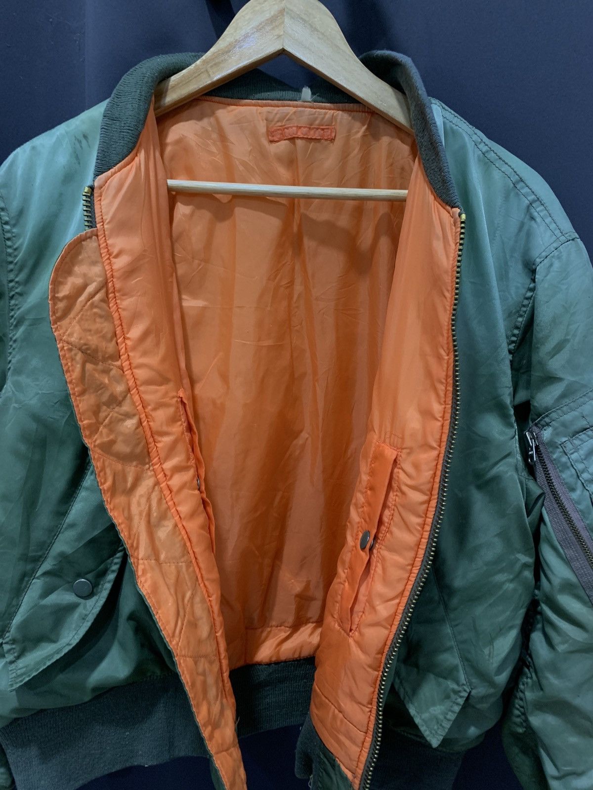 Vintage VINTAGE 1990S BOMBER JACKET TALON ZIP Size US L / EU 52-54 / 3 - 12 Thumbnail