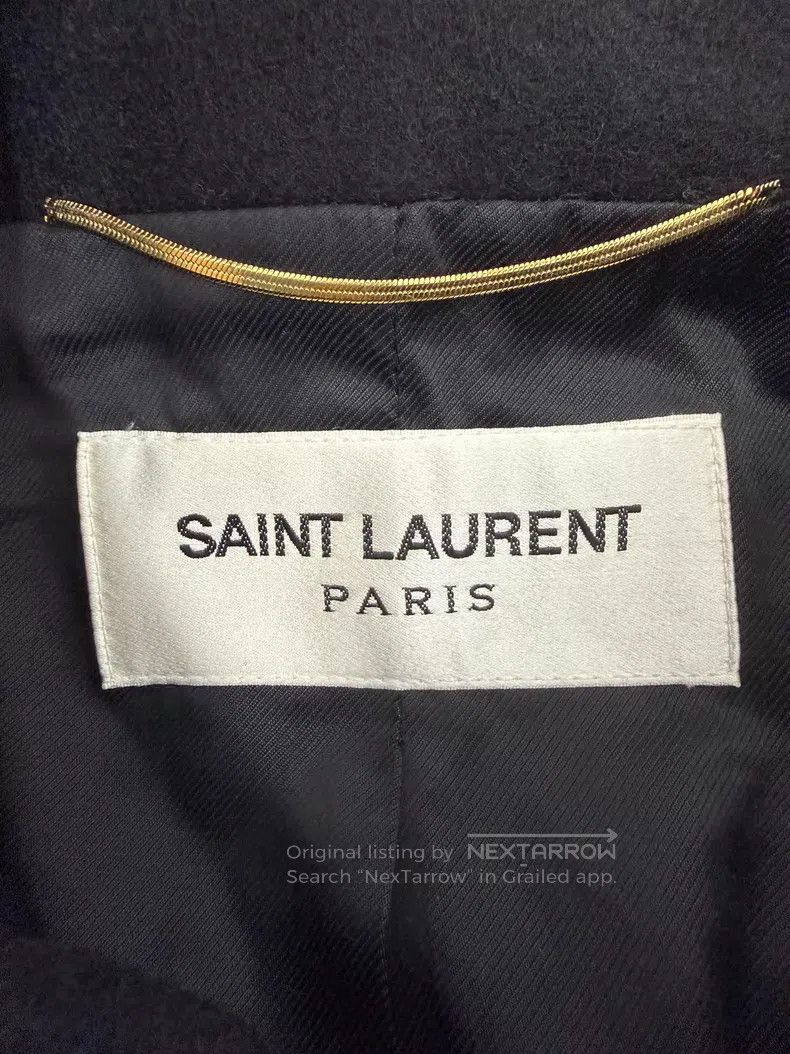 Saint Laurent Paris Saint Laurent Paris Double-row gold anchor buttons black n Size US M / EU 48-50 / 2 - 6 Thumbnail