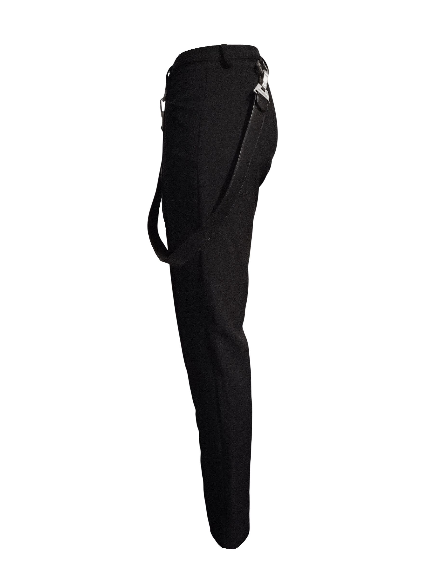 Pieces Uniques PIÈCES UNIQUES AW19 'MOON & SUN' BLACK BONDAGE TROUSERS Size 25" / US 0 / IT 36 - 6 Thumbnail