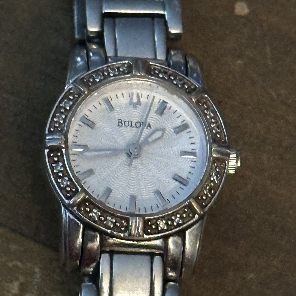 Bulova Bulova stainless steel real diamonds analog watch Size ONE SIZE - 5 Thumbnail