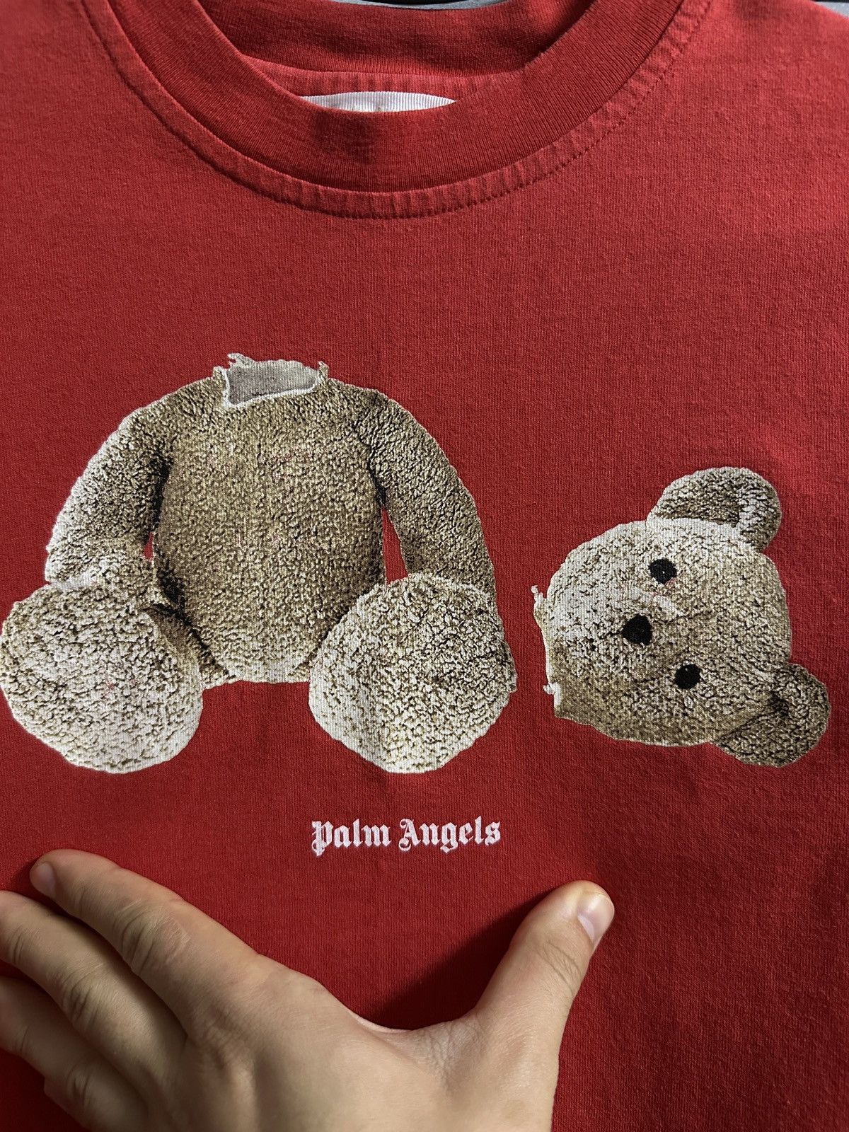 Palm Angels T-Shirt Palm Angels Bear Toy Size 10y Color Red Size XS / US 0-2 / IT 36-38 - 2 Thumbnail