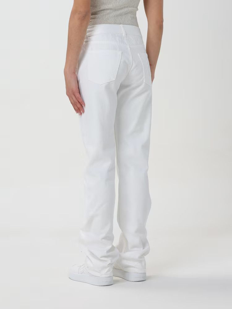 Palm Angels o1y1125 Denim Pant in White Size 28" / US 6 / IT 42 - 2 Thumbnail