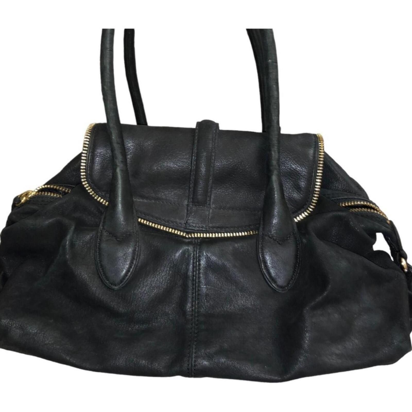 Other Botkier Black leather bohemian handbag with gold hardware Size ONE SIZE - 5 Thumbnail
