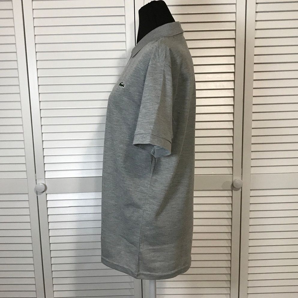 Lacoste NWOT Lacoste Gray Athletic Classic Polo Shirt Men Size 5 L Size US L / EU 52-54 / 3 - 2 Thumbnail