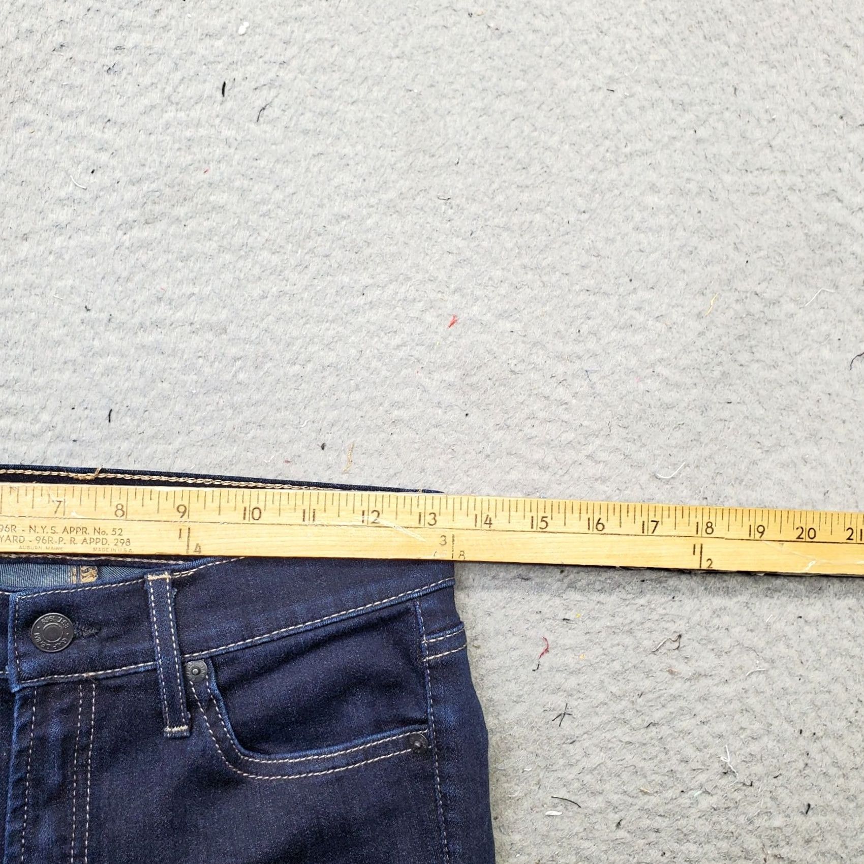 Gap Gap Womens 27 Jeans Blue Denim High Rise Skinny Leg 1969 Streetwear 5-Pocket Denim Size 27" / US 4 / IT 40 - 6 Thumbnail