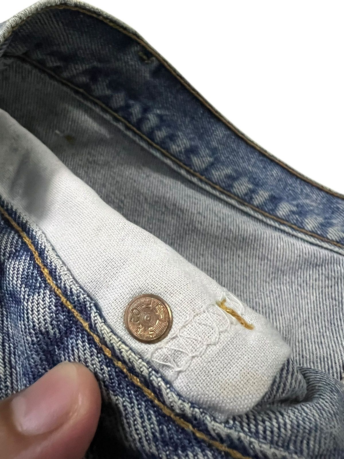 Levi's Flare jean Vintage Levi’s 517 Distress Painted Faded Jean Size US 32 / EU 48 - 15 Thumbnail