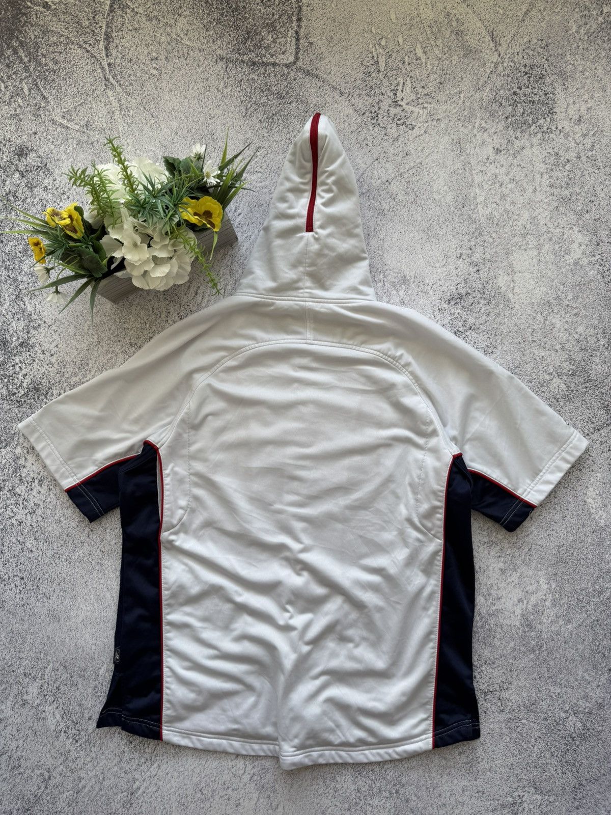 NBA × Reebok × Vintage 2004 TEAM USA BASKETBALL OLYMPIC DREAM TEAM WARM UP HOODIE Size US L / EU 52-54 / 3 - 3 Thumbnail