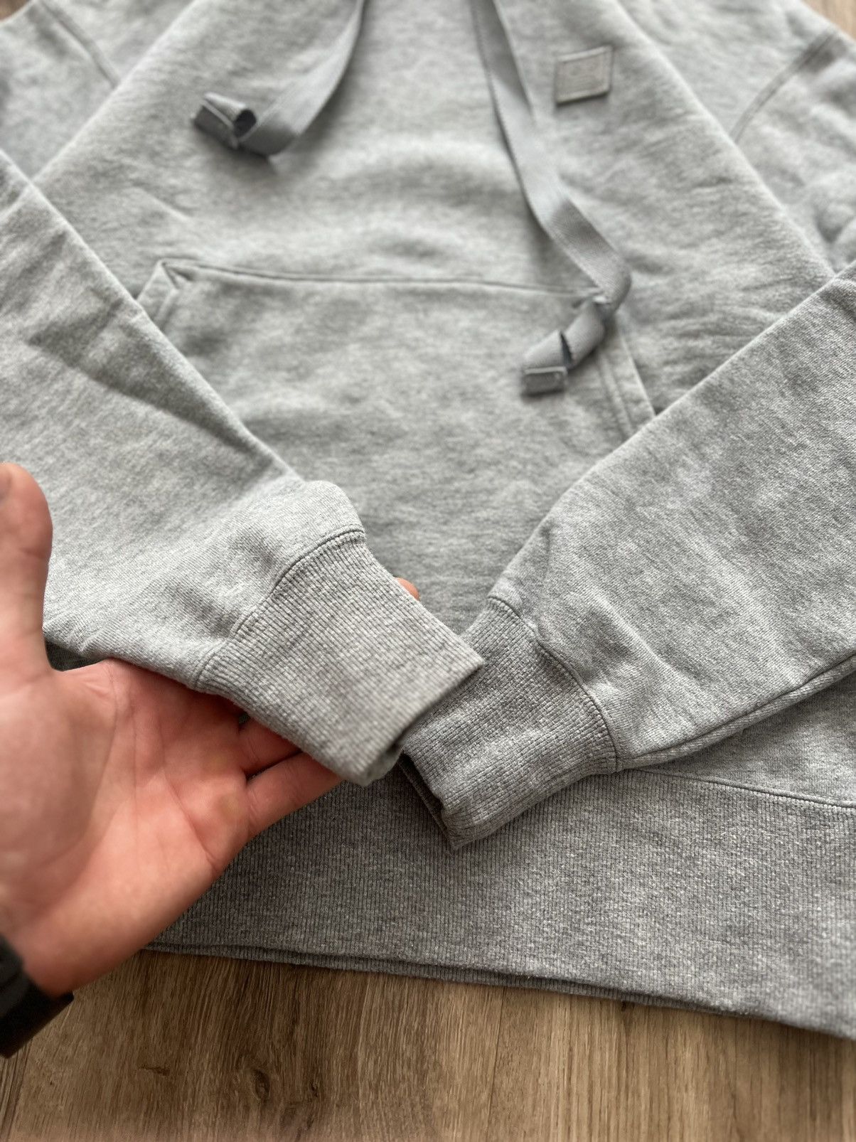 Acne Studios Acne Studios Face Logo Hoodie - Grey Melange Size US XS / EU 42 / 0 - 4 Thumbnail