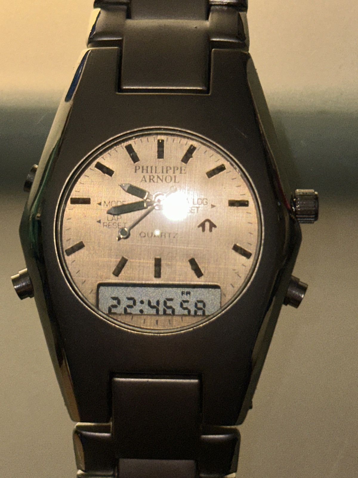Vintage Vintage Philippe Arnol Ana-Digital Quartz Watch Size ONE SIZE - 7 Thumbnail