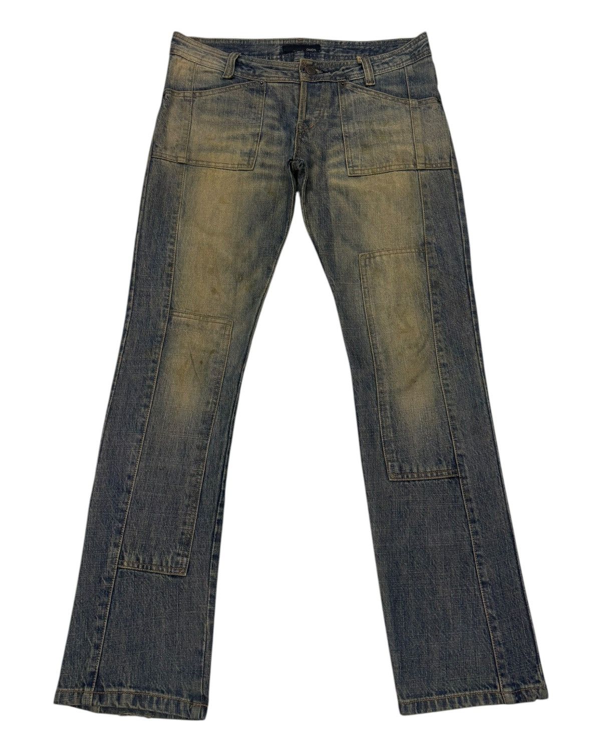 If Six Was Nine Vintage Japanese Kinky Style Mud Wash Jeans Oops West Point Size 32" / US 10 / IT 46 - 1 Thumbnail