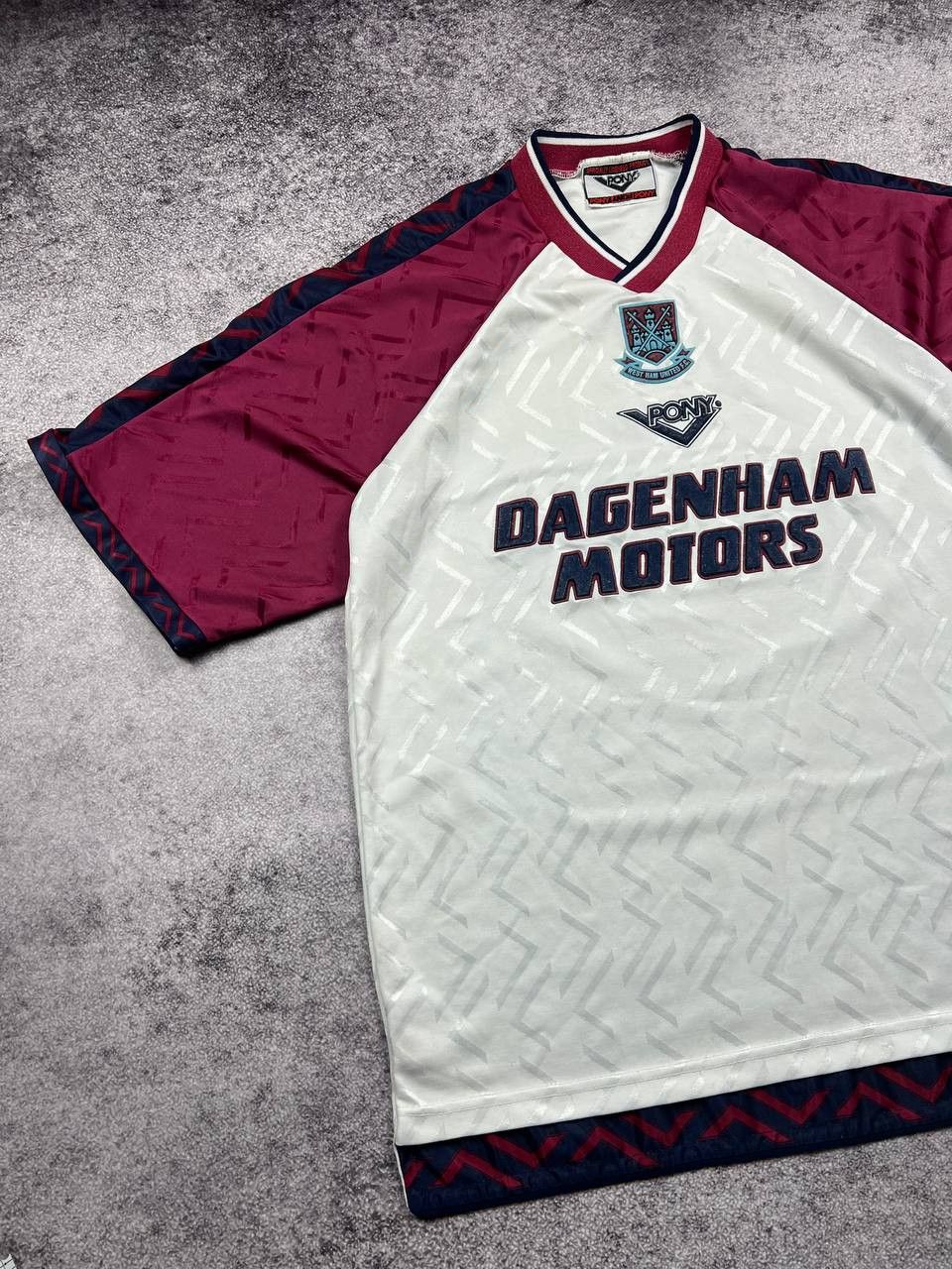 PONY Vintage West Ham United Jersey 1994 Pony Size US L / EU 52-54 / 3 - 3 Thumbnail