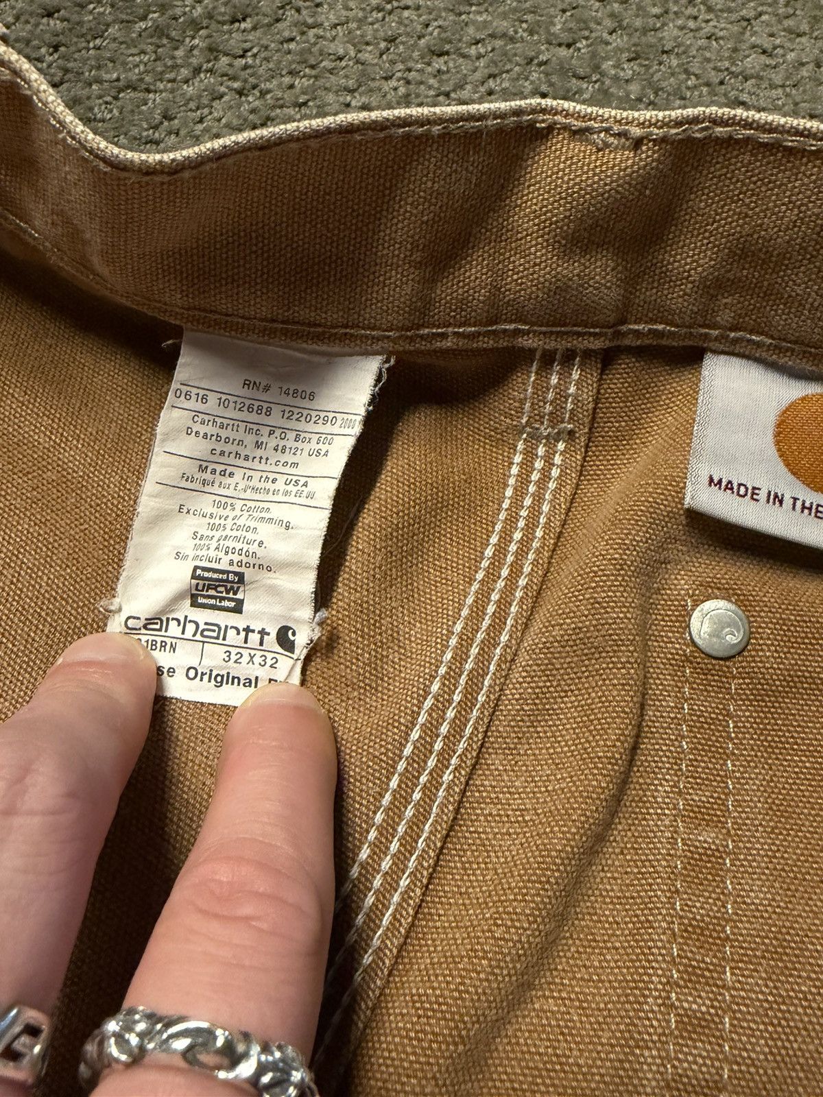 Carhartt Reworked vintage Carhartt Size US 32 / EU 48 - 4 Thumbnail