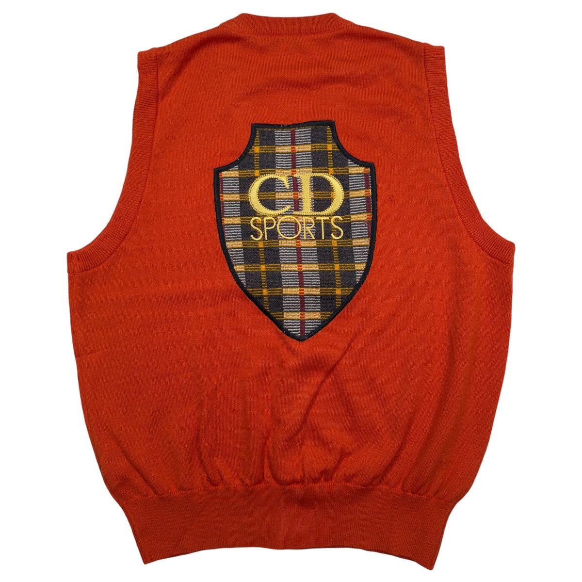 Christian Dior Monsieur 80s Christian Dior Distressed CD Embroidered Shield Patch Size US S / EU 44-46 / 1 - 1 Thumbnail