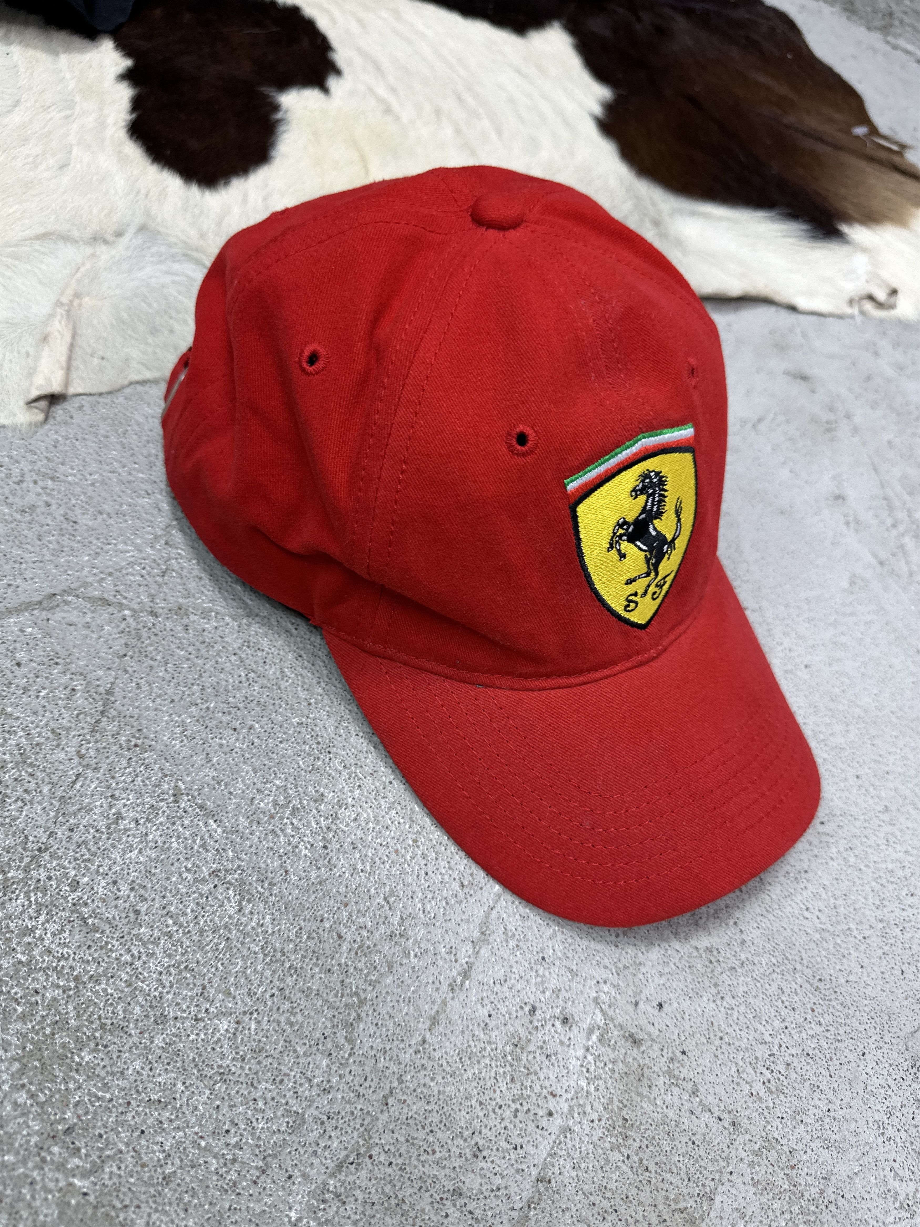 Ferrari Vintage Sporty Moto Streetwear Ferrari Hat Y2K Size ONE SIZE - 1 Thumbnail