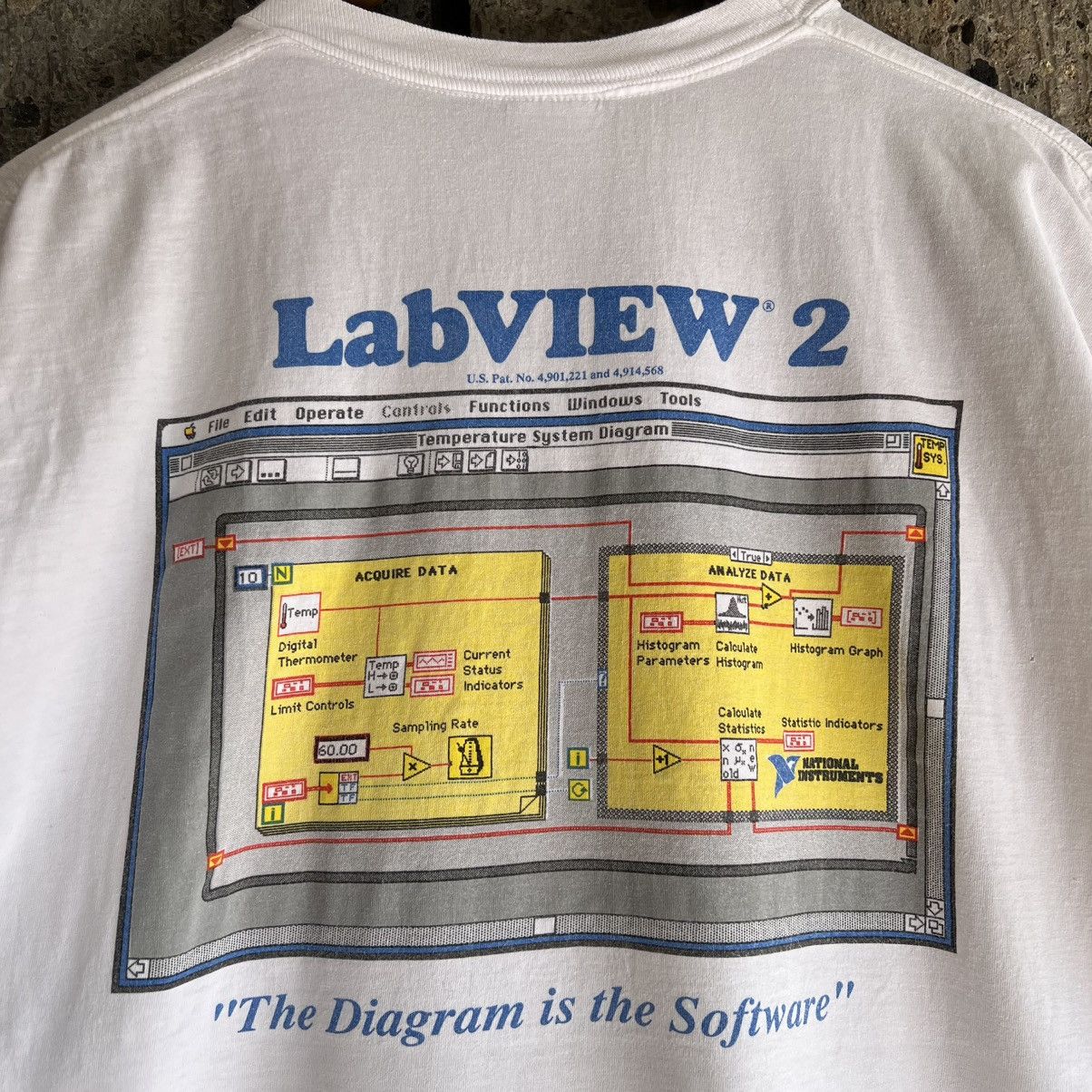 Apple VTG ‘90s LabView 2 Tech Tee Shirt Promo Software Apple Size US XL / EU 56 / 4 - 10 Thumbnail