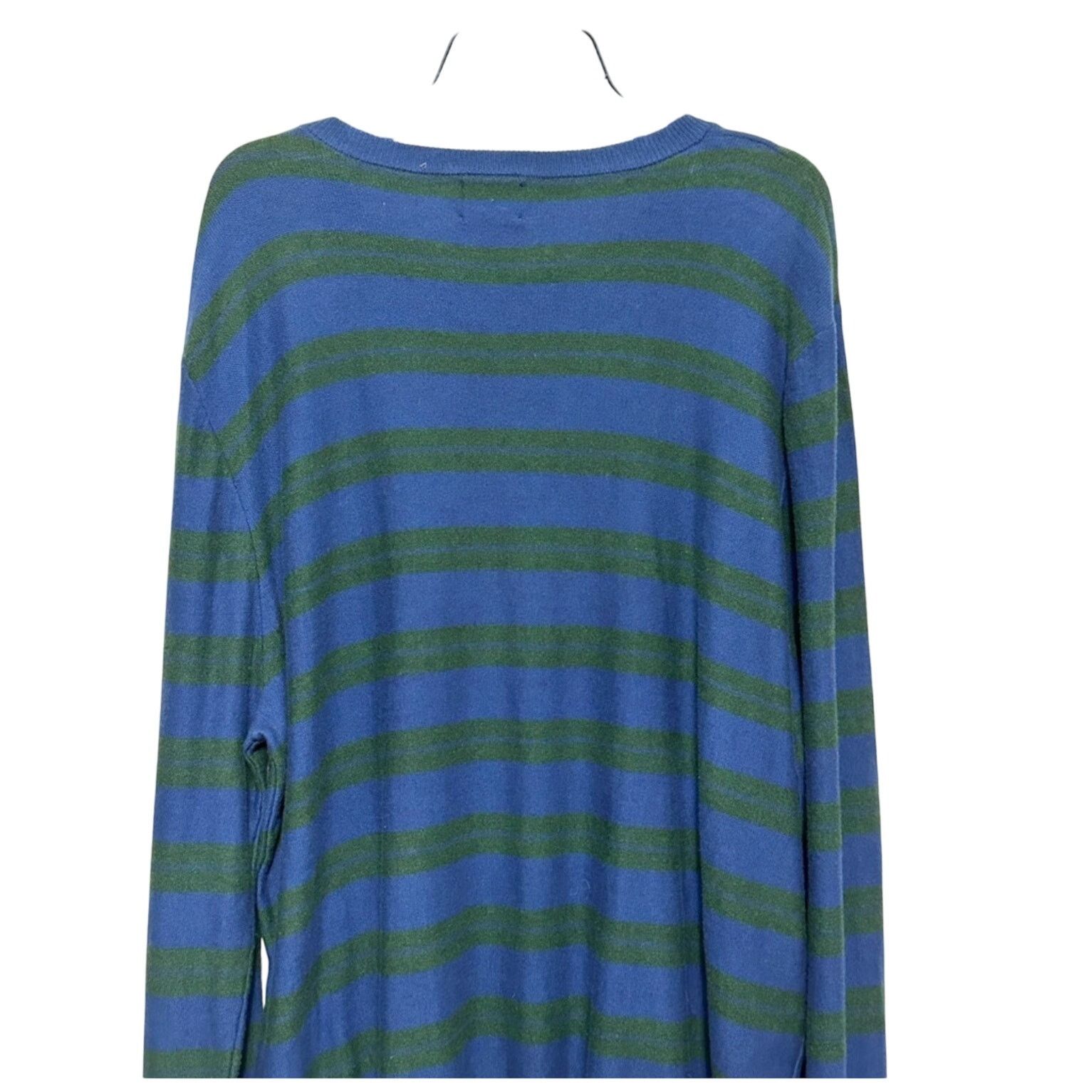 14th & Union 14th & Union Sweater Knitted Striped Blue Green Men's 2XL Size US XXL / EU 58 / 5 - 8 Thumbnail