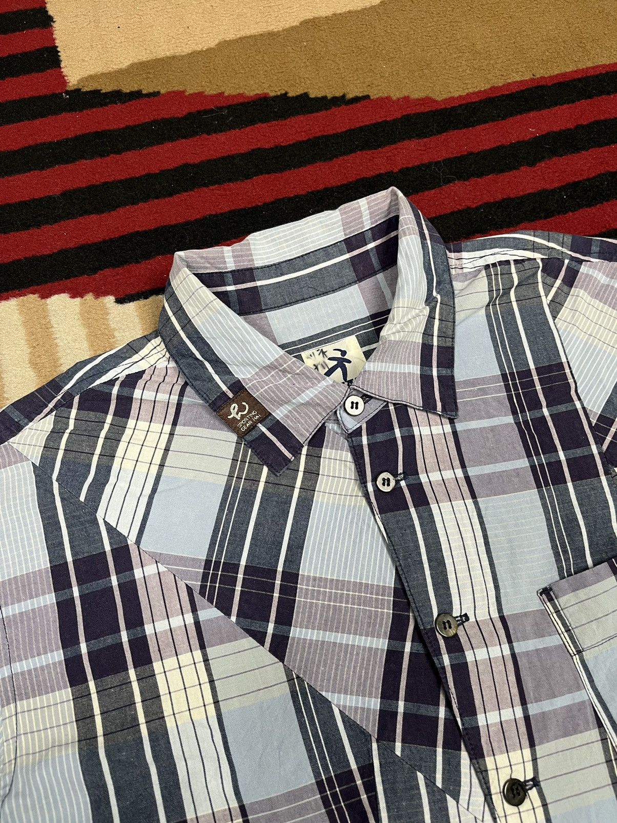 Hai Sporting Gear Hai Sporting Gear By Issey Miyake ZigZag Button Shirt Size US M / EU 48-50 / 2 - 3 Thumbnail