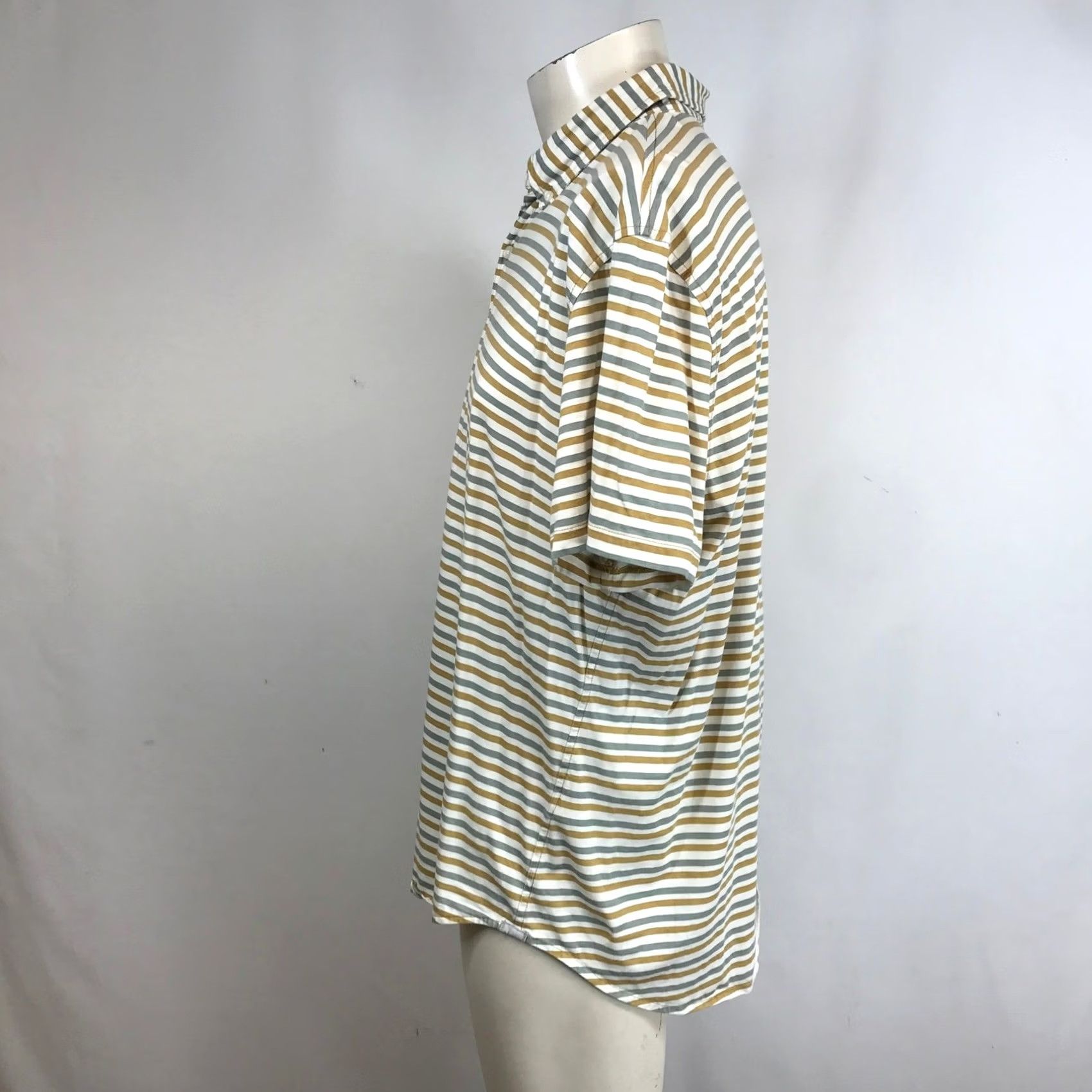 Bonobos BONOBOS Striped Short Sleeve Button-Up Shirt XL Size US XL / EU 56 / 4 - 6 Thumbnail