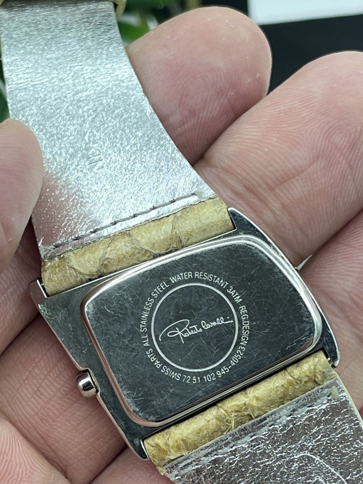 Roberto Cavalli Roberto Cavalli Women's Quartz Wristwatch Leather Strap -New Size ONE SIZE - 11 Thumbnail
