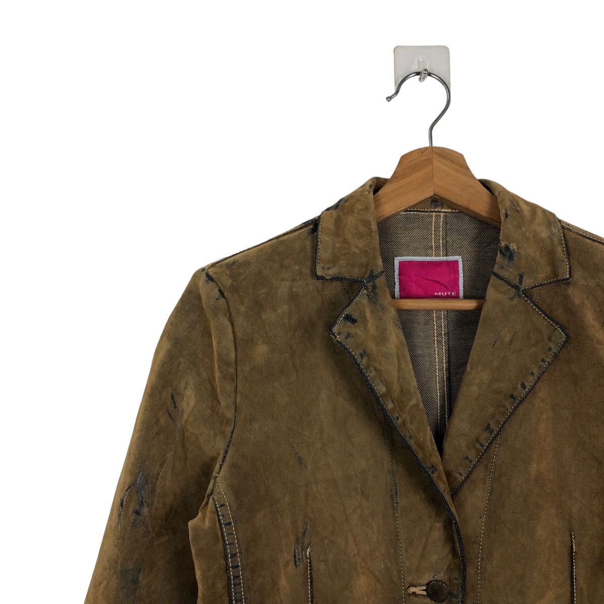 Japanese Brand 🔥ISSEY MIYAKE JAPAN MUTE DISTRESSED JACKET Size US S / EU 44-46 / 1 - 6 Thumbnail