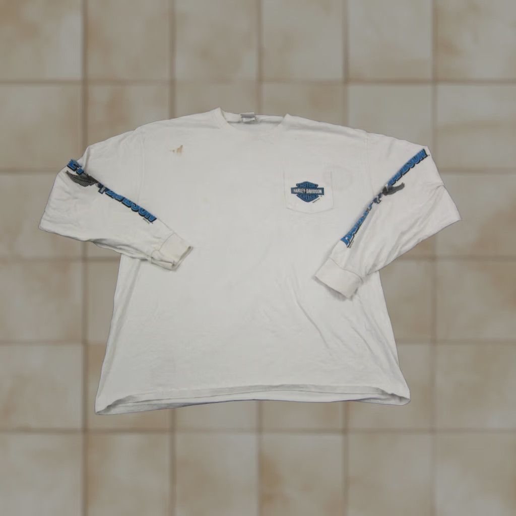 Harley Davidson Harley Davidson Shirt Adult XL White Doc's Kirkwood St Louis Biker Size US XL / EU 56 / 4 - 1 Thumbnail
