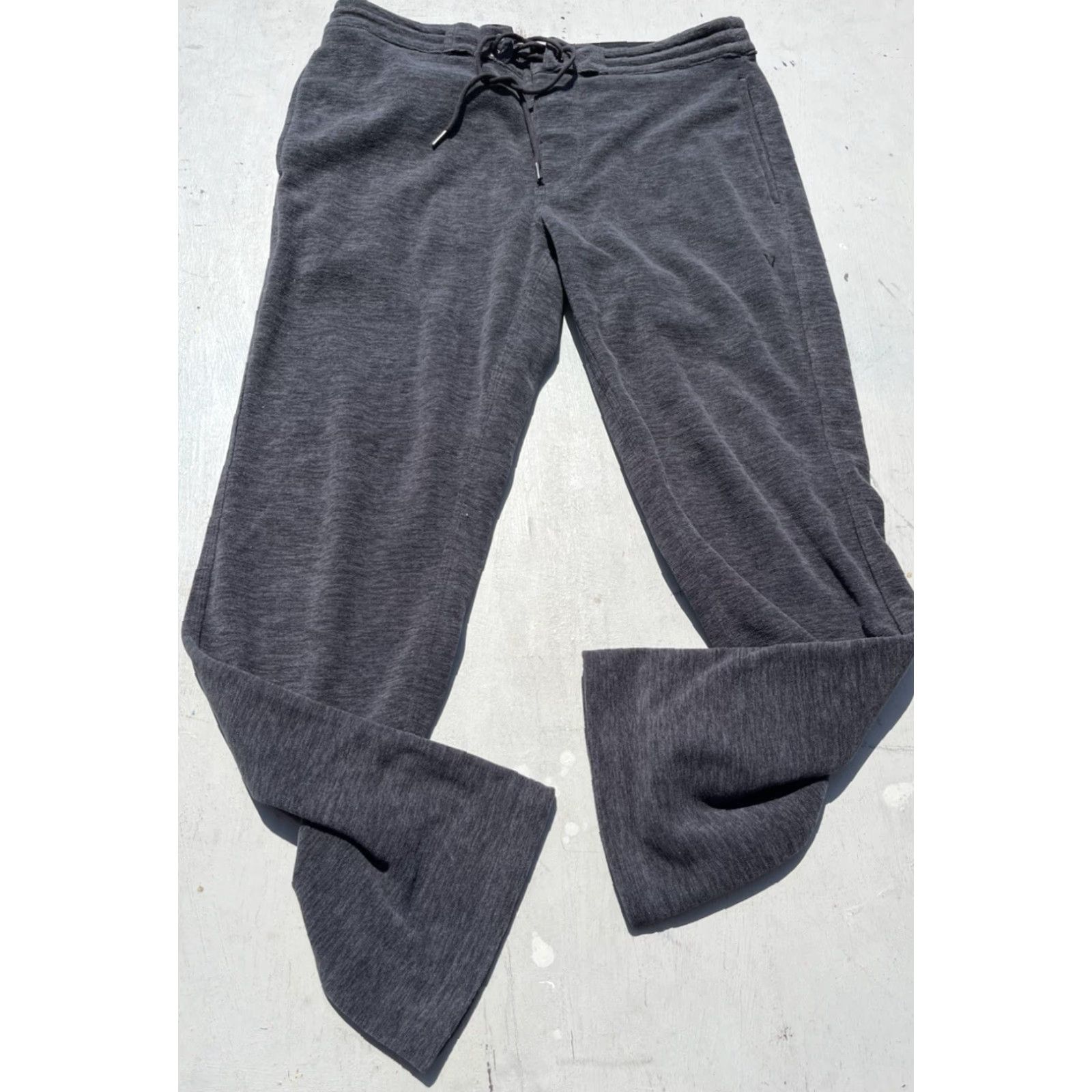 Vissla Vissla Men's Joggers Gray Solid S Pockets String Stretch Activewear Loose Gym Pants Size US 29 - 5 Thumbnail
