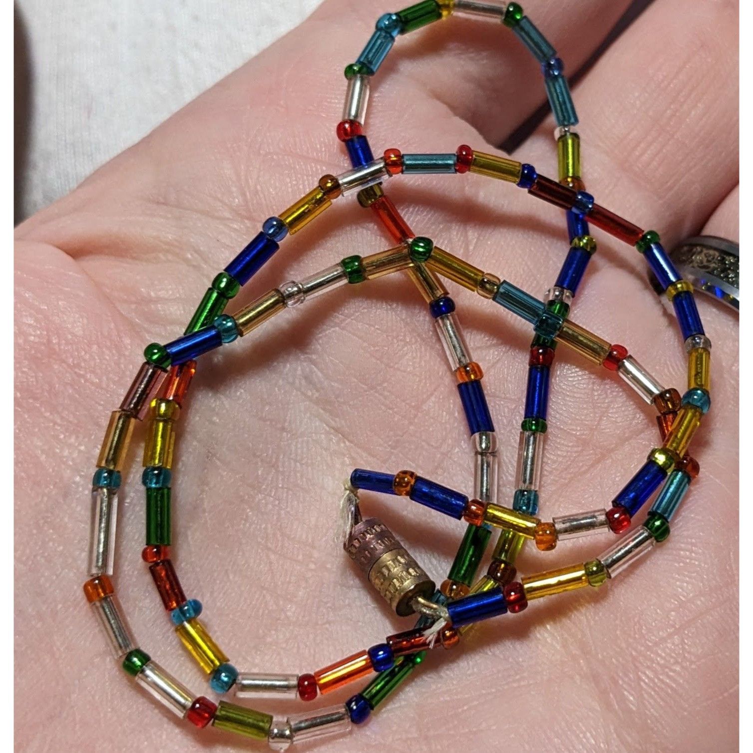 Other Simple Rainbow Glass Necklace Size ONE SIZE - 5 Thumbnail