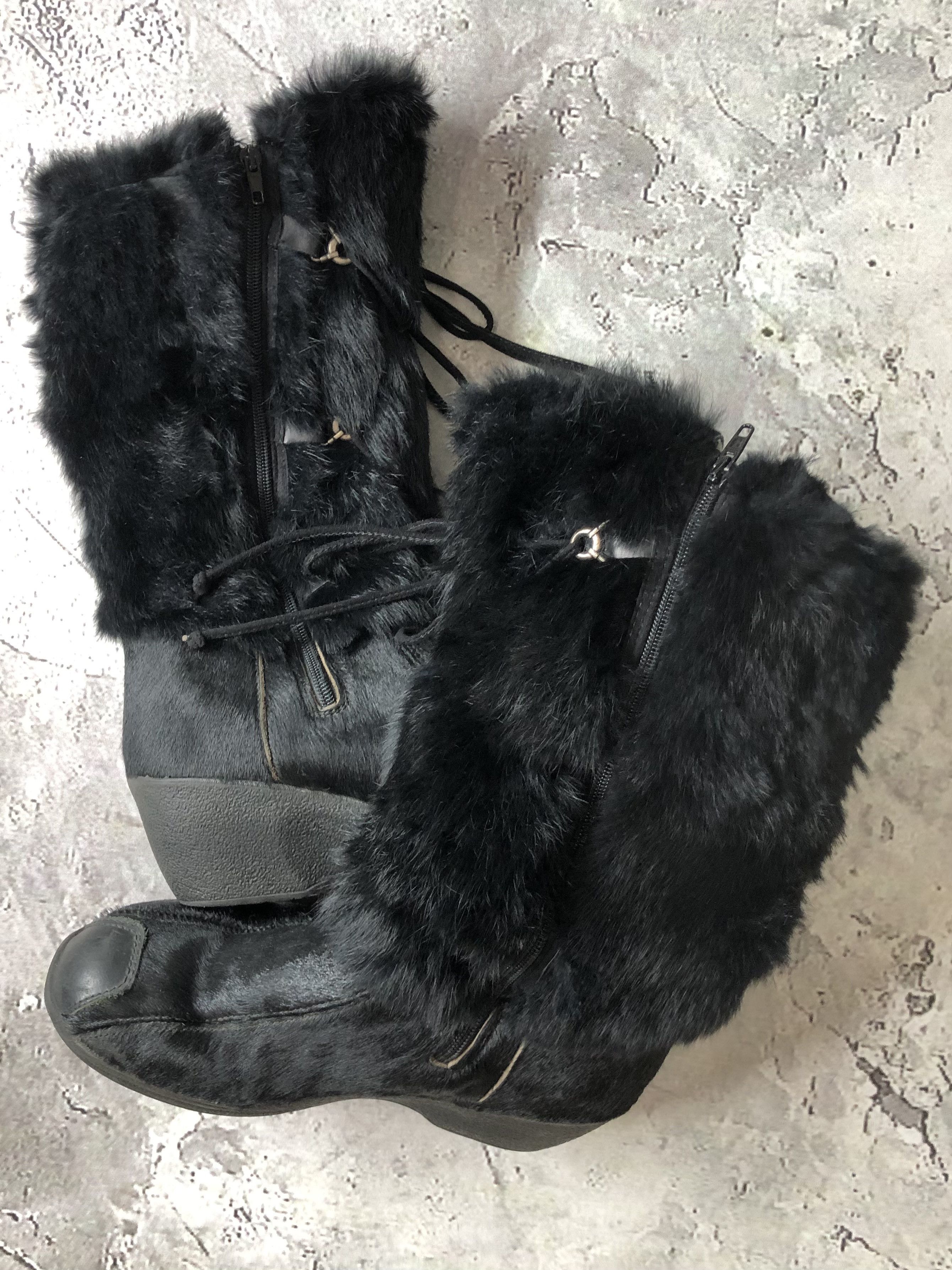 Vintage Vintage Amazing Faux Fur Boots Size US 11 / IT 41 - 3 Thumbnail