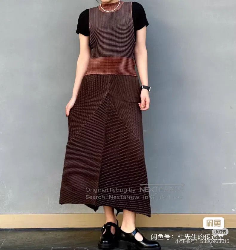 Issey Miyake Issey Miyake size:one size Color Block Short Sleeve Size XXS / US 00 / IT 34 - 7 Thumbnail