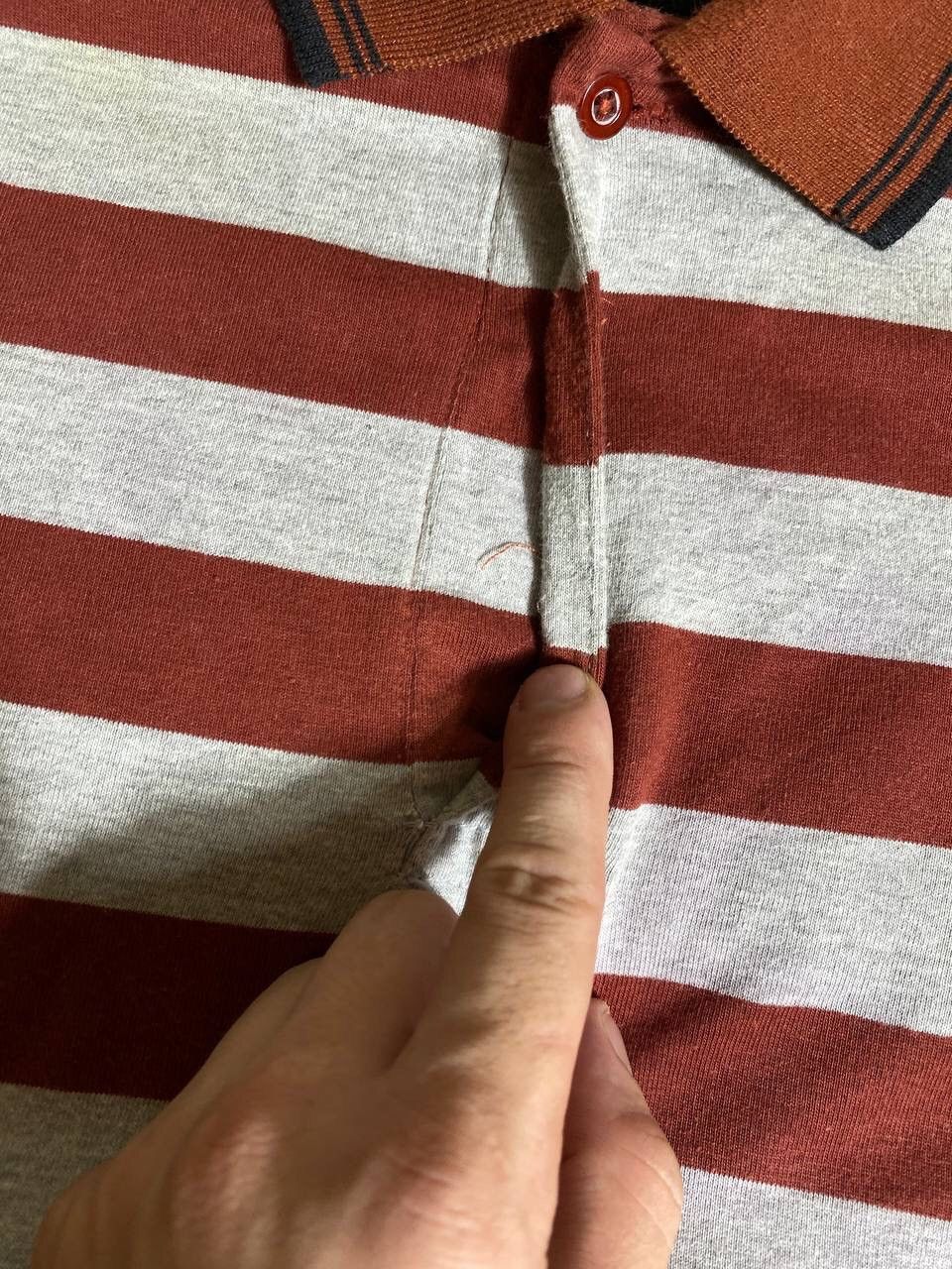 Polo Ralph Lauren × Vintage Vintage Striped Polo Ralph Lauren Shirt basic logo polo Size US L / EU 52-54 / 3 - 15 Thumbnail
