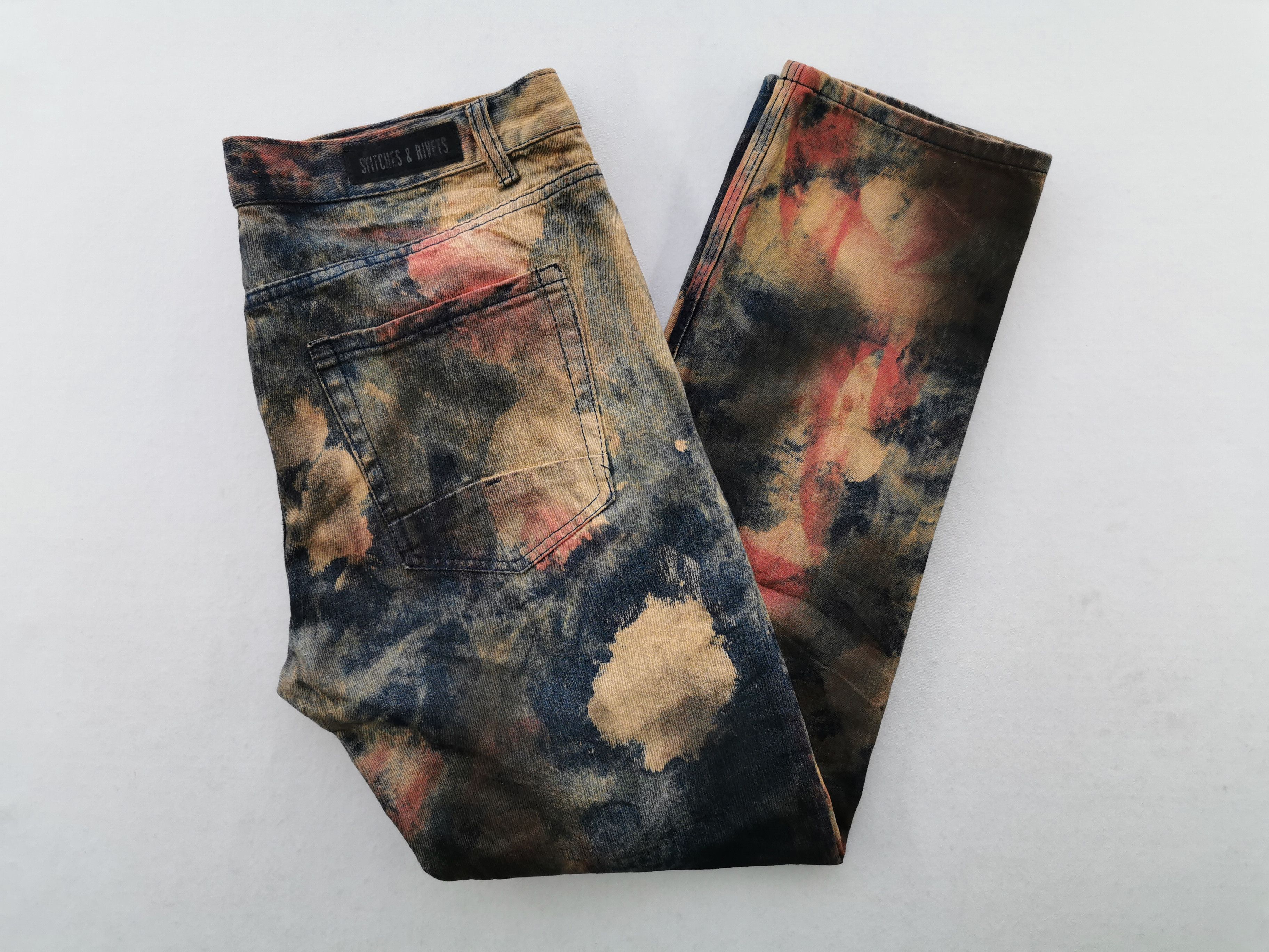 Vintage Vintage 90's Stitches & Rivets Bikers Denim Big Size 42 Size US 42 / EU 58 - 4 Thumbnail