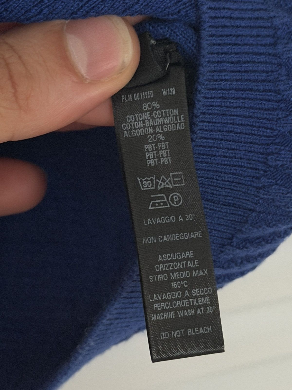Other La Perla Ribbed Knit Tee Blue (Size M) Size US M / EU 48-50 / 2 - 3 Thumbnail
