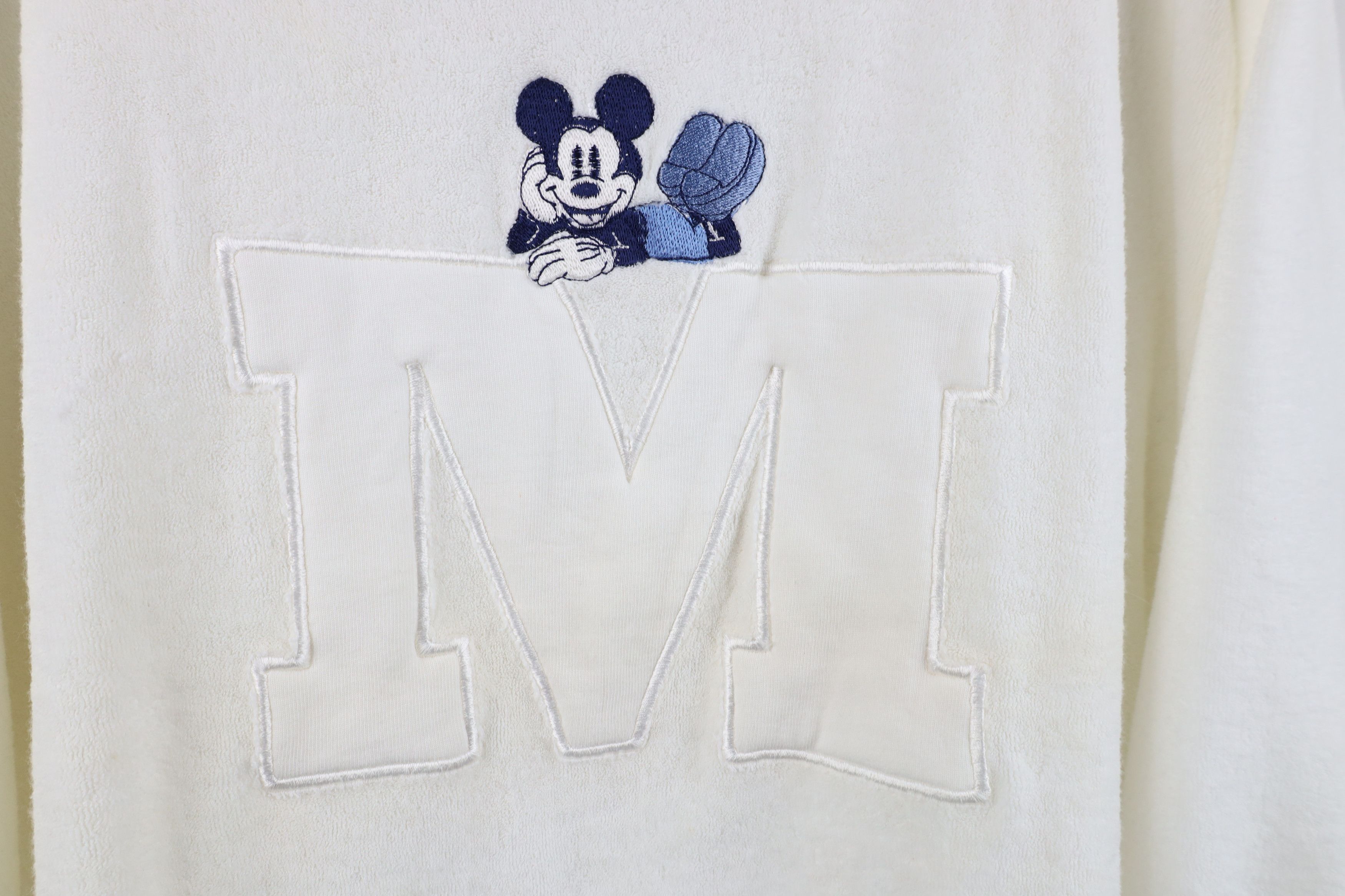 Disney Vintage 90s Disney Mickey Mouse Terry Cloth Sweatshirt Size XL / US 12-14 / IT 48-50 - 4 Thumbnail