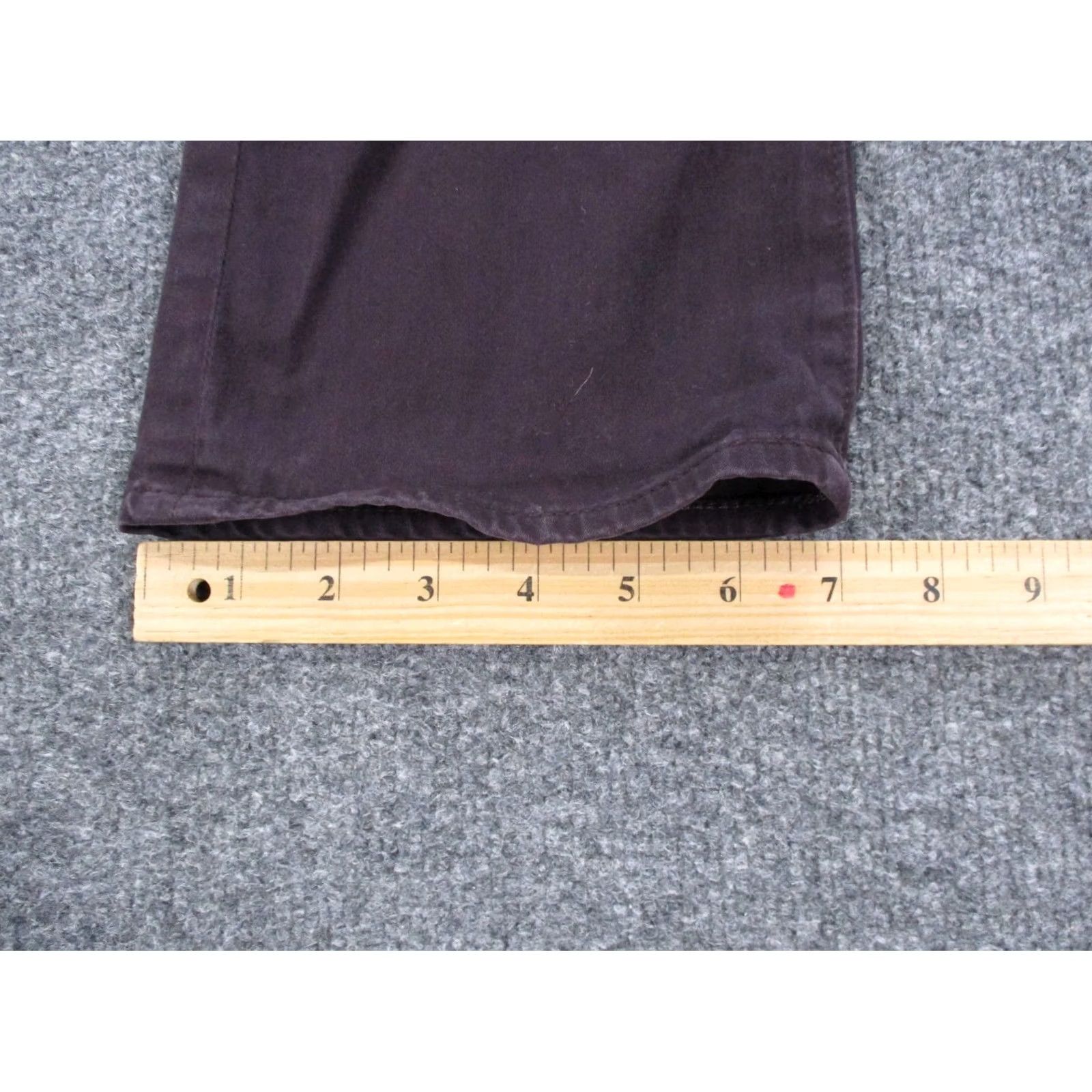 Vintage AG Adriano Goldschmied Jeans Mens 30 X 32 Purple Knit 5-Pocket Straight Vintage No Size US 30 / EU 46 - 5 Thumbnail