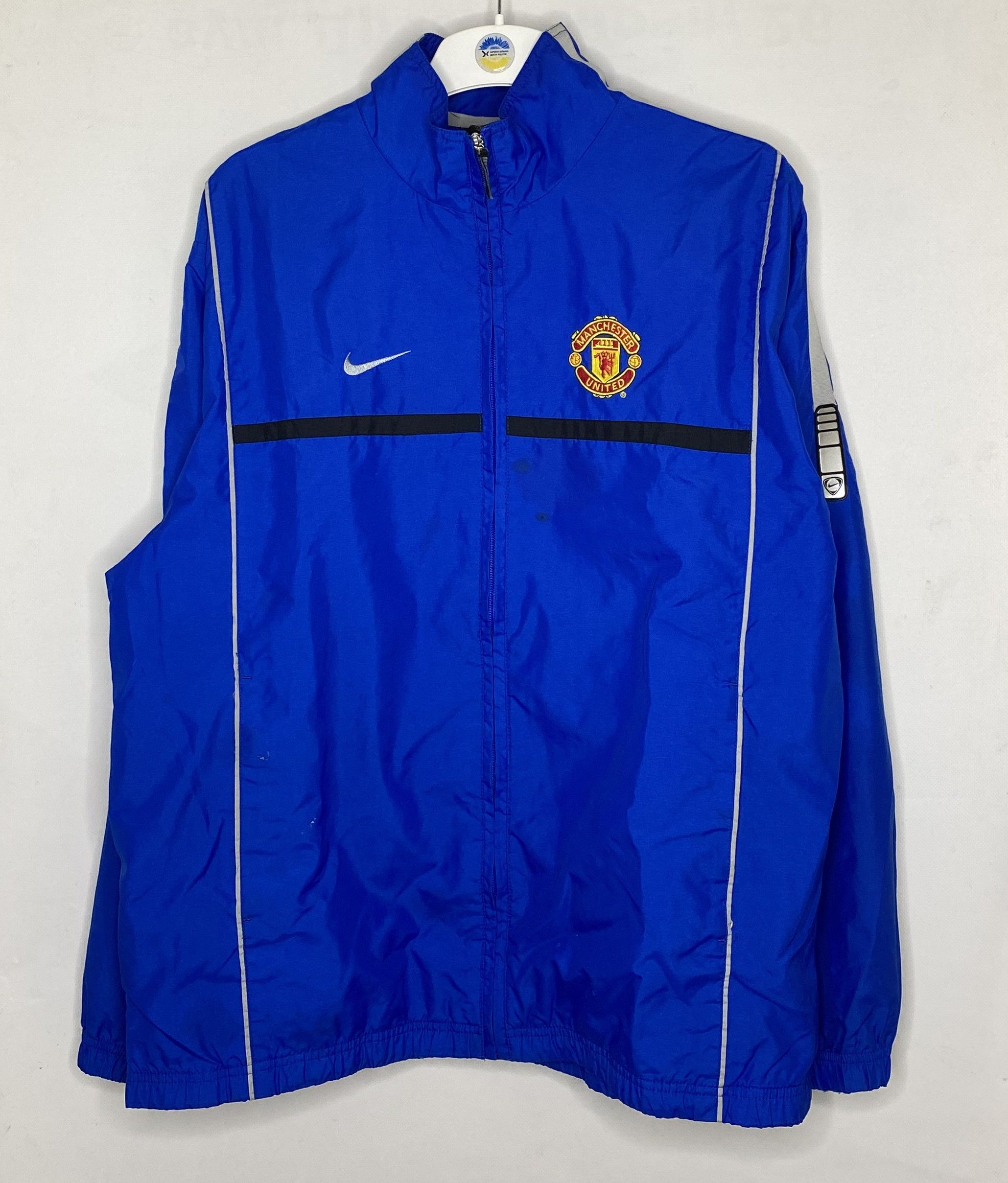 Nike MANCHESTER UNITED 2002 2003 TRACK JACKETT FOOTBALL SOCCER Size US L / EU 52-54 / 3 - 1 Thumbnail