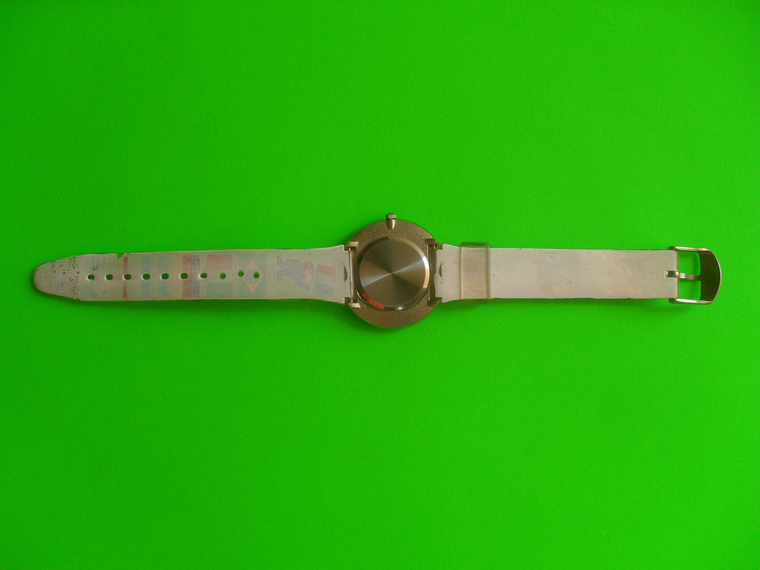 Vintage PRETTY VINTAGE WOMEN'S CERAMIC BRACELET WATCH. Size ONE SIZE - 4 Thumbnail