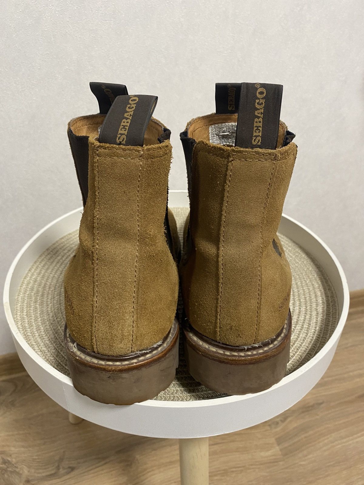 Sebago Sebago Brown Suede Chelsea Boots Size: 45 Size US 12 / EU 45 - 6 Thumbnail